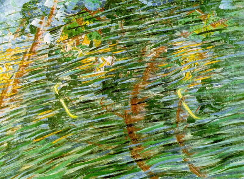 Umberto Boccioni States of Mind I: Those Who Leave Spain oil painting art